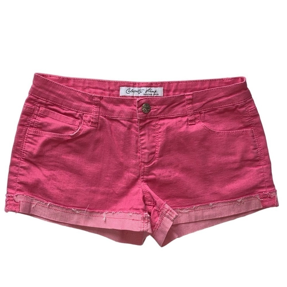 CELEBRITY PINK Shorts Rolled Hem Pink Girl's Size 7